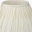 Garbo 40cm Cream Polysilk Pinch Pleat Shade