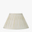 Garbo 40cm Cream Polysilk Pinch Pleat Shade