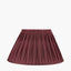 Garbo 45cm Mulberry Silk Mix Pinch Pleat Tapered Lampshade