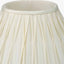 Garbo 50cm Cream Polysilk Pinch Pleat Shade