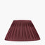 Garbo 50cm Mulberry Silk Mix Pinch Pleat Tapered Lampshade