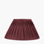 Garbo 50cm Mulberry Silk Mix Pinch Pleat Tapered Lampshade