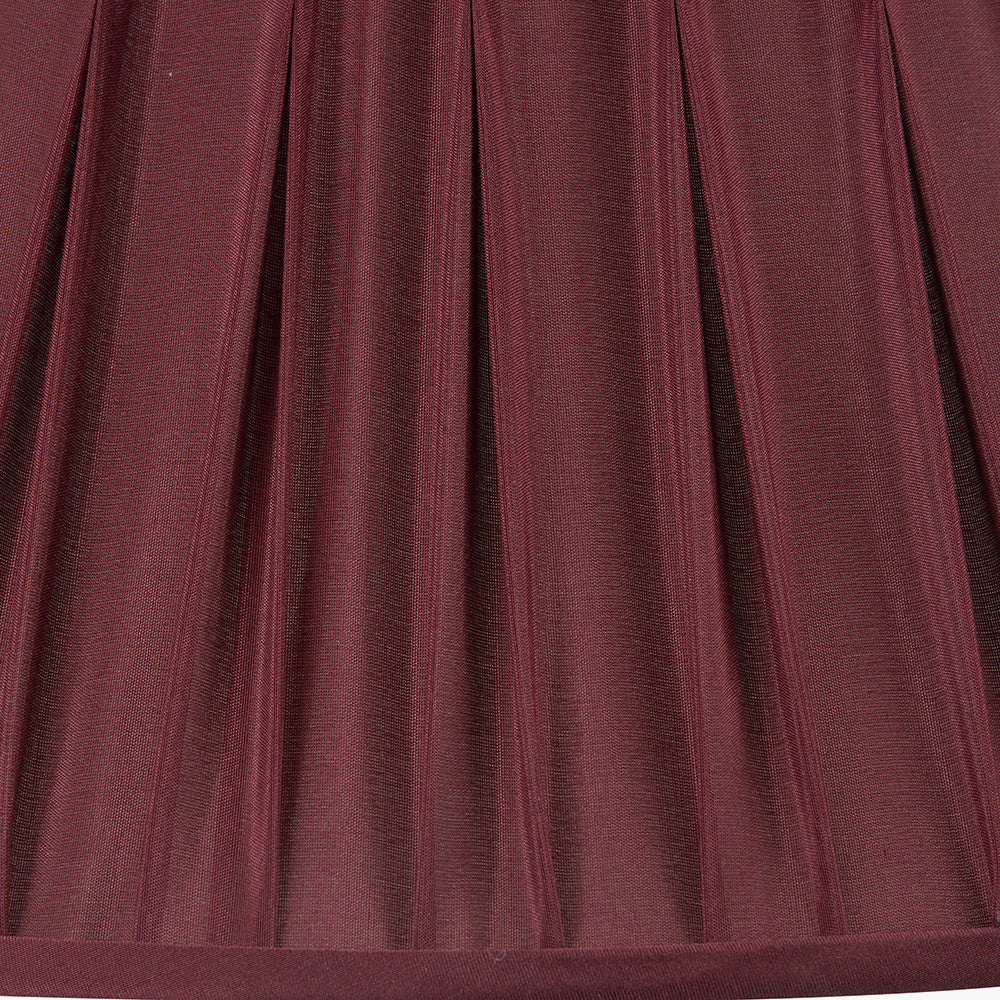 Garbo 50cm Mulberry Silk Mix Pinch Pleat Tapered Lampshade