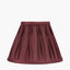 Garbo 20cm Mulberry Silk Mix Pinch Pleat Tapered Lampshade