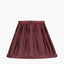 Garbo 20cm Mulberry Silk Mix Pinch Pleat Tapered Lampshade