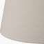 Coast 60cm Cream Calico Tapered Lampshade