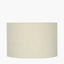 Lino 40cm Cream Self Lined Linen Drum Shade