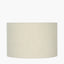 Lino 45cm Cream Self Lined Linen Drum Shade