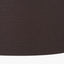 Lino 30cm Bitter Chocolate Self Lined Linen Cylinder Lampshade