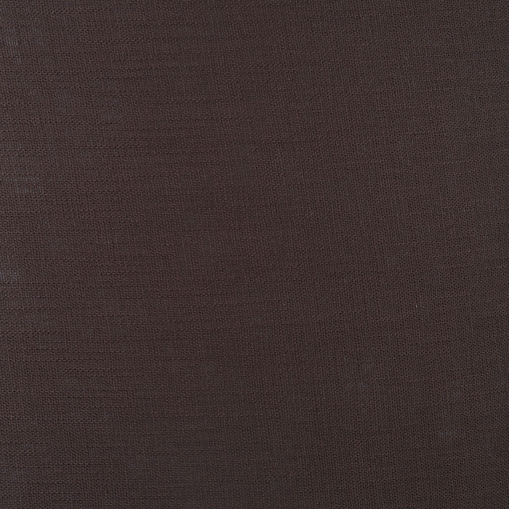 Lino 45cm Bitter Chocolate Self Lined Linen Cylinder Lampshade