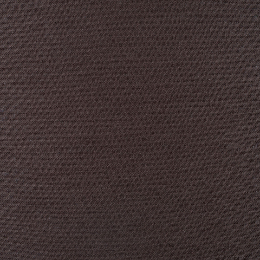 Lino 50cm Bitter Chocolate Self Lined Linen Cylinder Lampshade