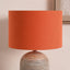 Lino 35cm Cinnamon Self Lined Linen Cylinder Lampshade