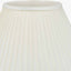 Bacall 30cm Almond Silk Knife Pleat Empire Lampshade