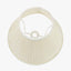 Bacall 40cm Almond Silk Knife Pleat Empire Shade