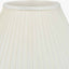 Bacall 40cm Almond Silk Knife Pleat Empire Shade