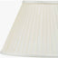 Bacall 40cm Almond Silk Knife Pleat Empire Shade