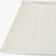 Bacall 45cm Almond Silk Knife Pleat Empire Shade