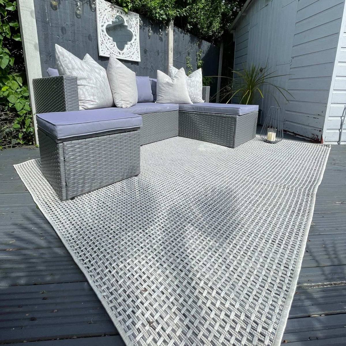 Magic Outdoor Rug Cream | 3610