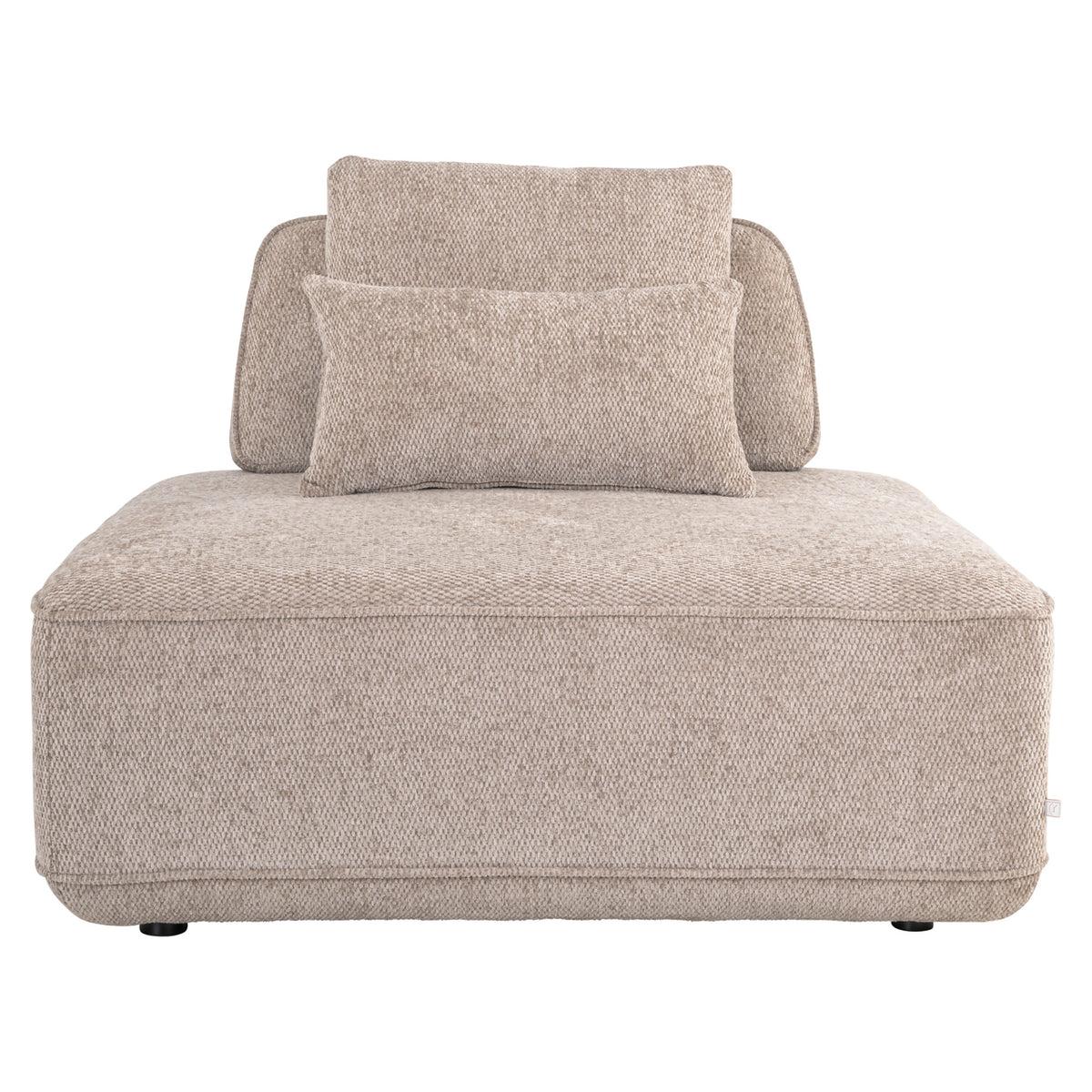 Sofa Tudor mocca boldweave 1-seater movable backrest