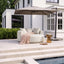 Outdoor daybed Belucci ecru round