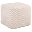 Pouffe & Footstool Ciela beige chevron 