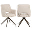 Dining chair Ginerva biscotti swivel