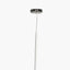 Black Chrome Contemporary Electrified E27 Ceiling Fitting