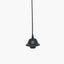Black Retro Electrified E27 Ceiling Fitting