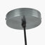 Dark Antique Silver Metal Electrical Ceiling Fitting for Café & Dome Pendants