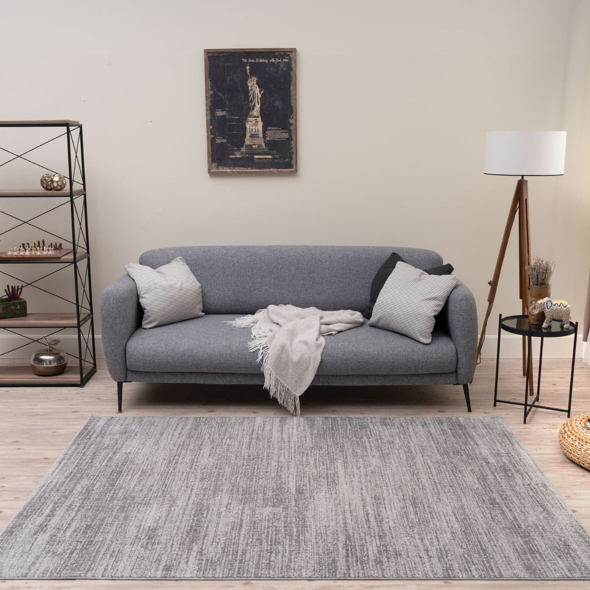 Montana Abstract Grey Rug | 3800G