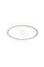 Shade oval straight slim low 38-17,5-19 cm STONE beige