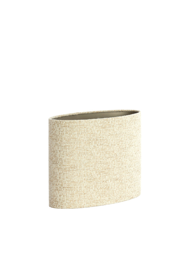 Shade oval straight slim high 38-17,5-28 cm RIF sand