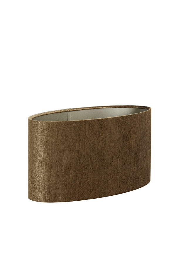 Shade oval straight slim 45-21-22 cm LUBIS brown