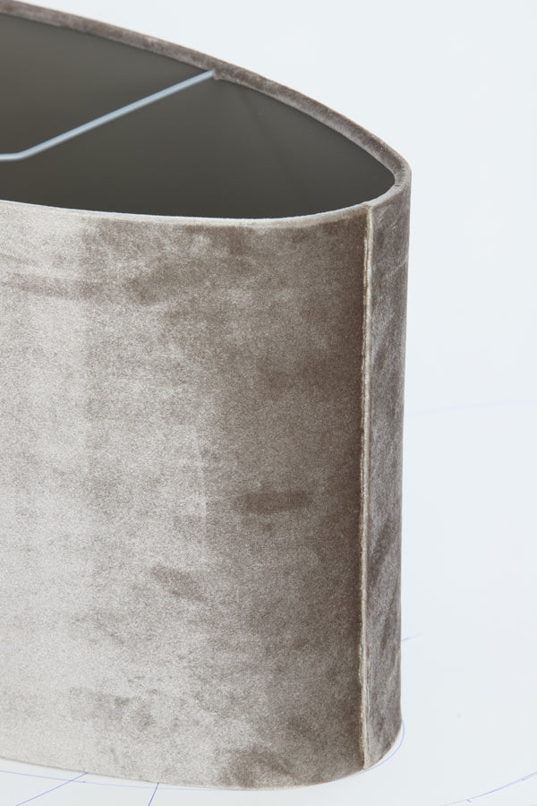 Shade oval straight slim 58-24-27 cm PALATA taupe