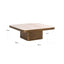 Coffee table Claridge beige 90x90 (cumulus)