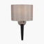 Lowry Brushed Silver and Matt Black Metal Wall Lamp