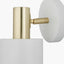 Biba White and Gold Retro Wall Light | OUTLET