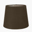 Salvatore Antique Silver Metal Double Wall Light with Pelham 15cm Grey Handloom Tapered Candle Clip Lampshade
