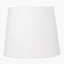 Salvatore Antique Silver Metal Double Wall Light with Pelham 15cm White Handloom Tapered Candle Clip Lampshades