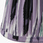 Tatiana Antique Brass Metal Double Wall Light with Izara 16cm Lilac Ikat Patterned Mushroom Pleat Tapered Lampshade