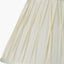 Tatiana Antique Brass Metal Double Wall Light with Garbo 15cm Cream Silk Mix Pinch Pleat Tapered Candle Clip Lampshades