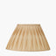 Tatiana Antique Brass Metal Double Wall Light with Garbo 15cm Gold Silk Mix Pinch Pleat Tapered Candle Clip Lampshades
