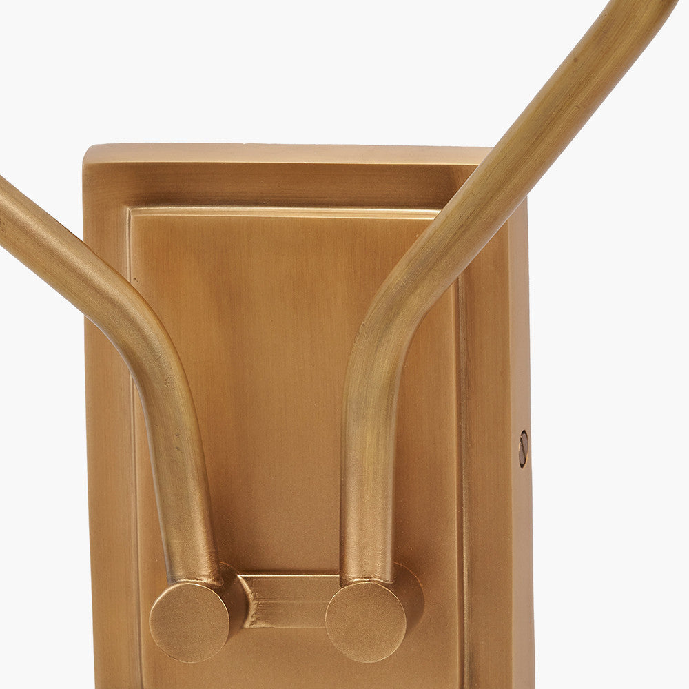 Tatiana Antique Brass Metal Double Wall Light