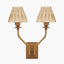 Tatiana Antique Brass Metal Double Wall Light