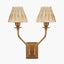 Tatiana Antique Brass Metal Double Wall Light
