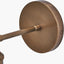Bowery Ribbed Glass with Antique Brass Fitting Wall Light