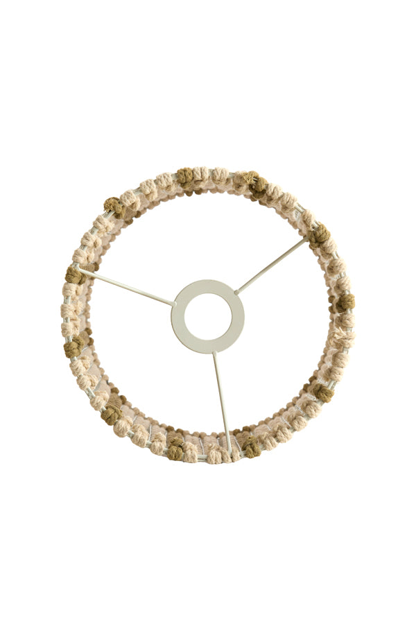 Shade cylinder 26-26-36,5 cm SIMBELIN cream+olive green