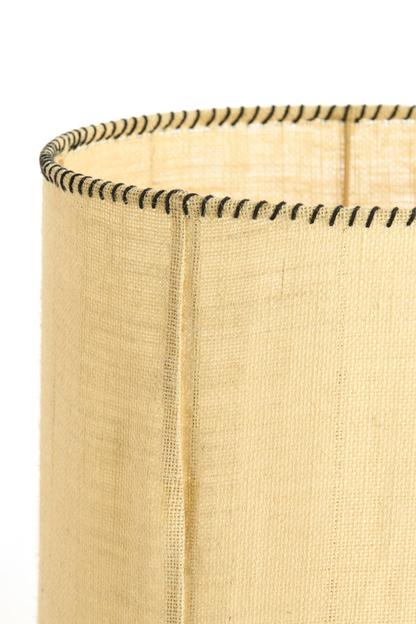 Shade cylinder 30-30-41 cm SELOTO jute beige
