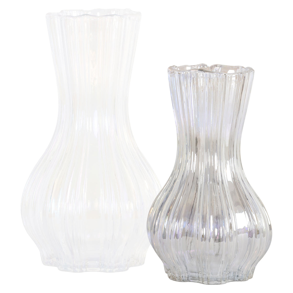 Vase Cracy iridescent small
