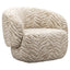 Lounge chair Milano beige tiger